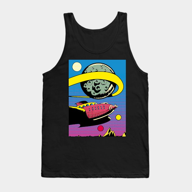 Captain Aero Comics 26 Tank Top by Vintage Comics